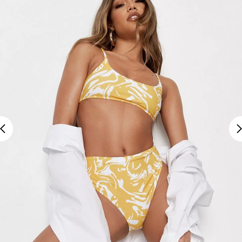 Yellow bikini